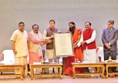Chief Minister Pushkar Singh Dhami reached Patanjali in the 62nd All India Shastraotsav